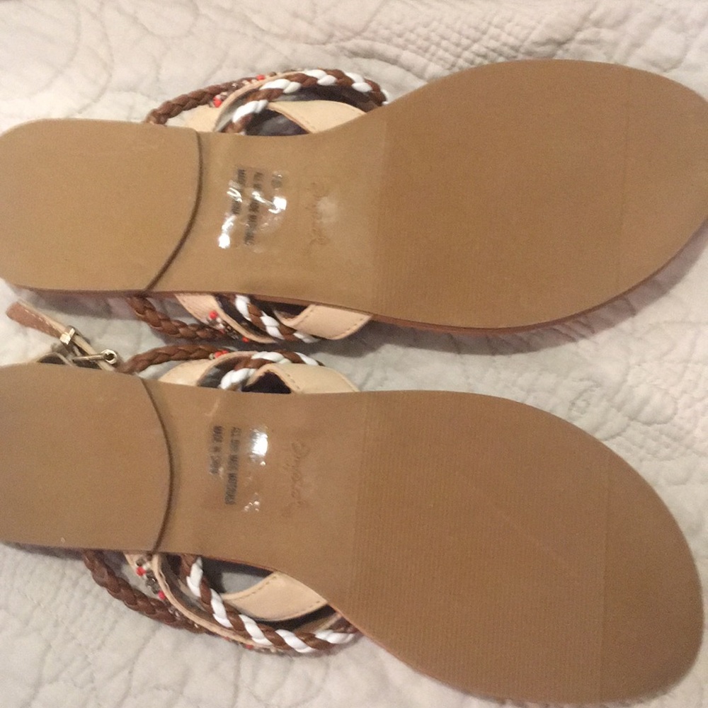 New Qupid beaded rope sandals size 10 - Picture 3 of 3